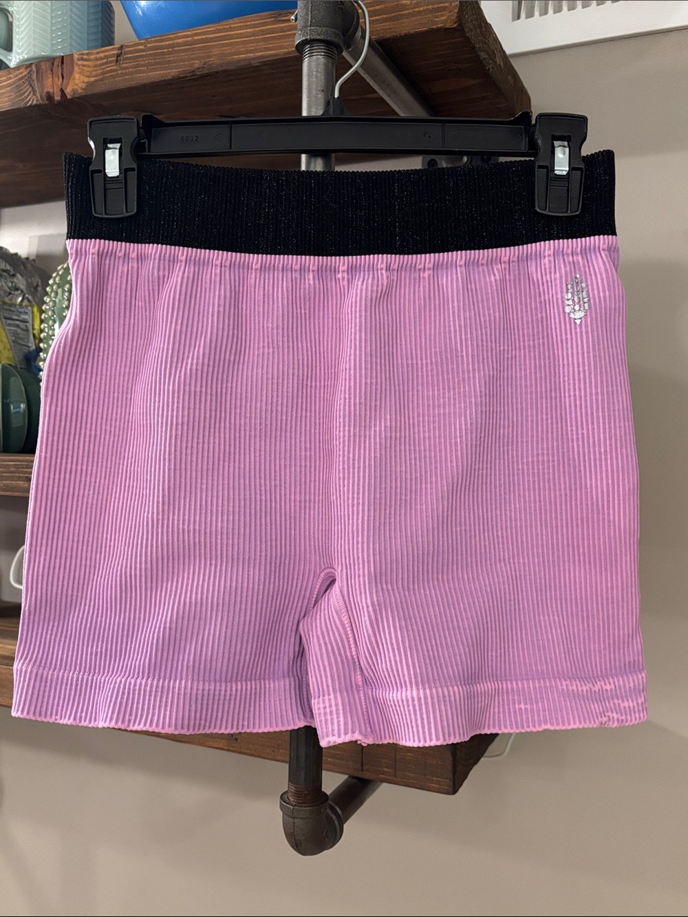 Free People Movement Prajna Shorts M/L Pink & Black